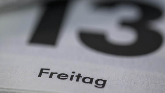 Kalendertag Freitag der 13.