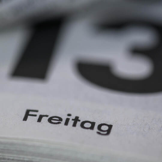 Kalendertag Freitag der 13.