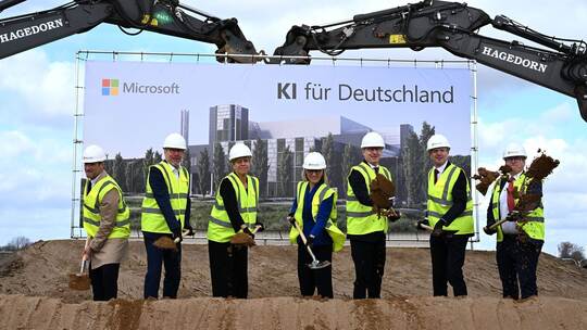 Microsoft baut Rechenzentrumsregion für KI Microsoft baut Rechenzentrumsregion für KI
