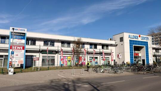 Wildschwein in Einkaufszentrum in Berlin-Köpenick Wildschwein in Einkaufszentrum in Berlin-Köpenick