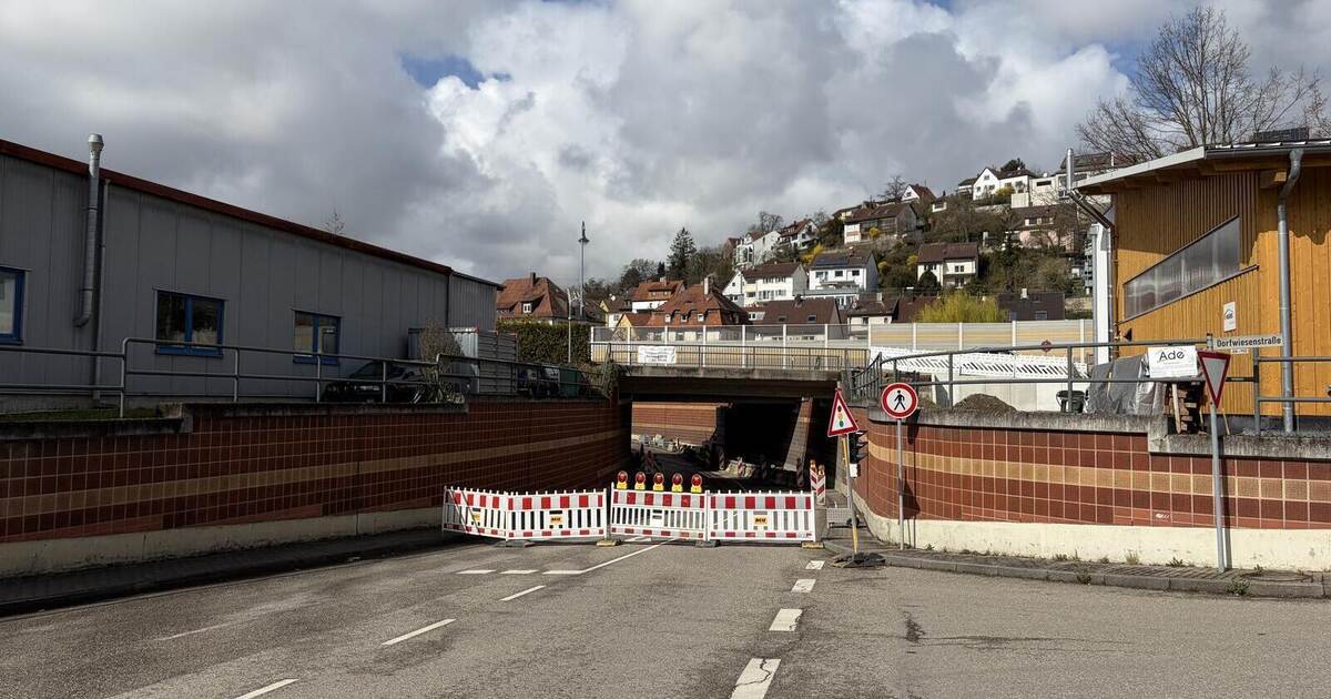 Enzberg divided in two since Tuesday: Closure cuts off most important ...