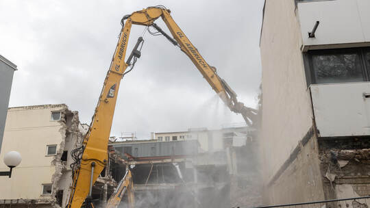 Abriss SinnLeffers Innenstadt