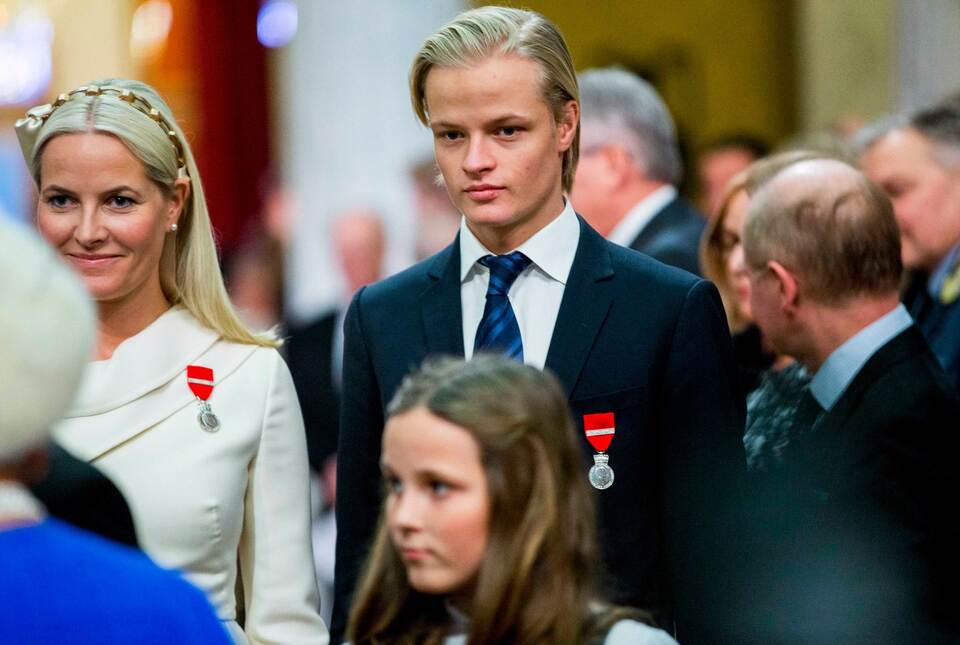Mette-Marit und ihr Sohn Marius Borg Høiby Mette-Marit und ihr Sohn Marius Borg Høiby