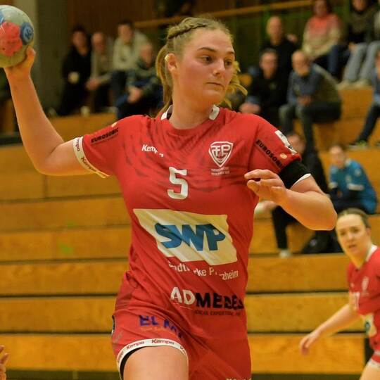 Kann mit der TG 88 Pforzheim am Samstag vor eigenem Publikum den Titel klarmachen: Noemi Hoefs. Michael Ripberger