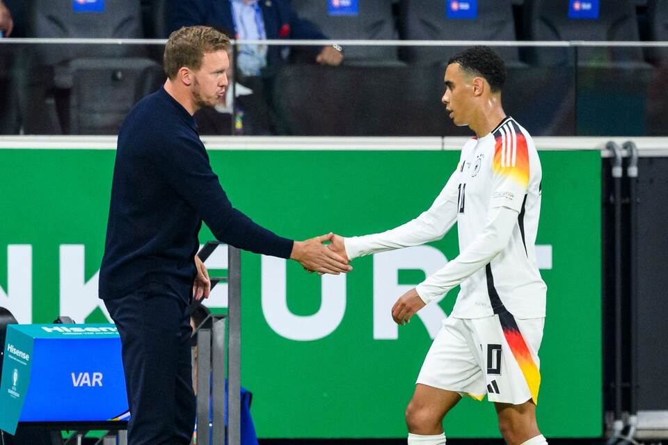 Julian Nagelsmann und Jamal Musiala