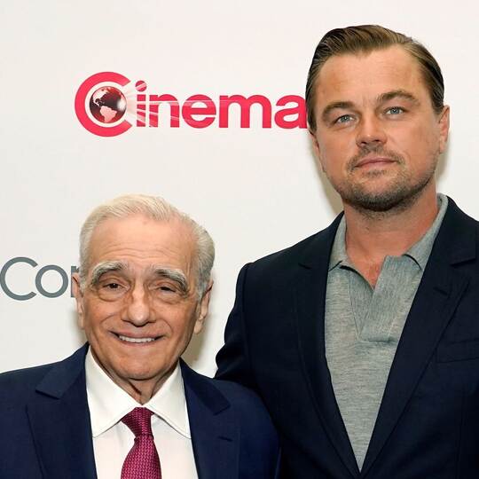 Martin Scorsese (l) und Leonardo DiCaprio