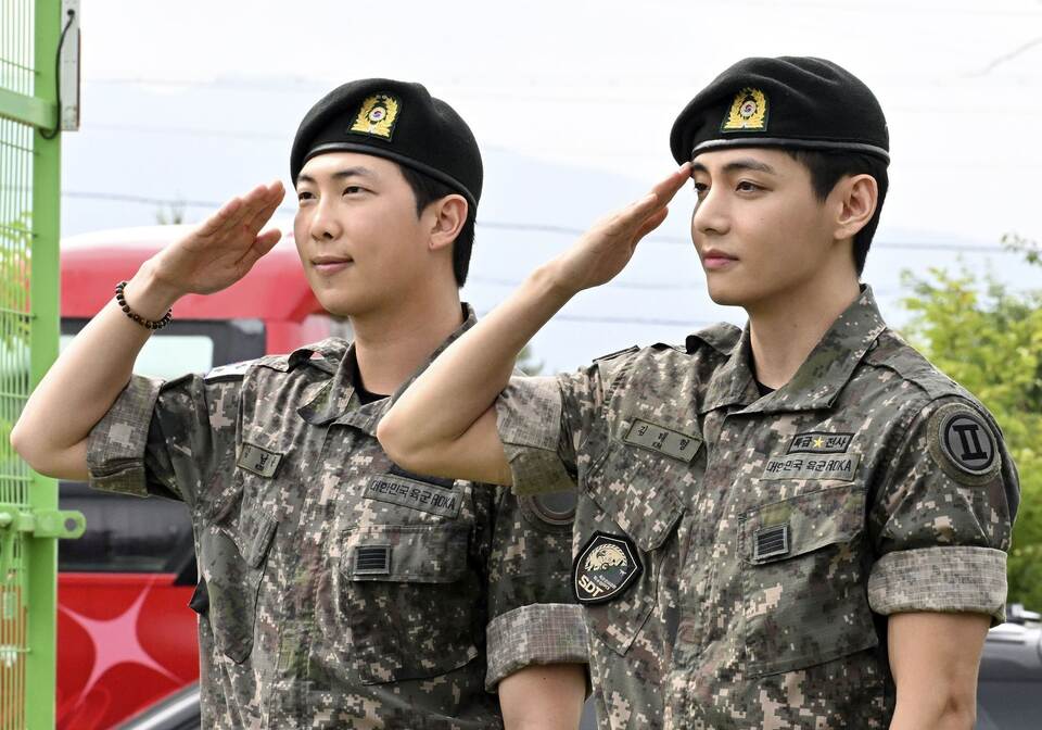 BTS-Mitglieder aus dem Militärdienst entlassen