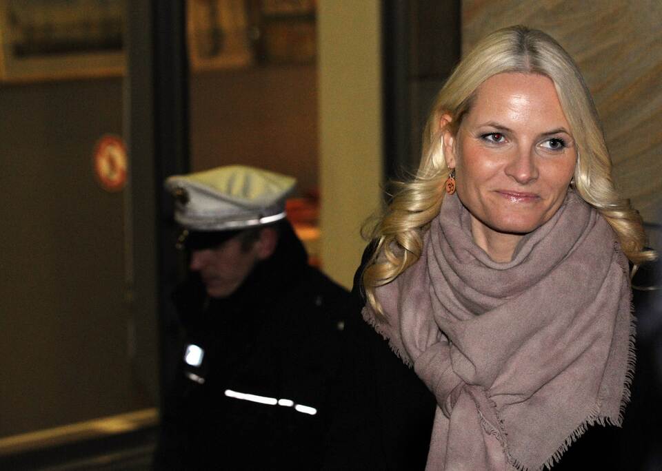 Kronprinzessin Mette-Marit in Frankfurt