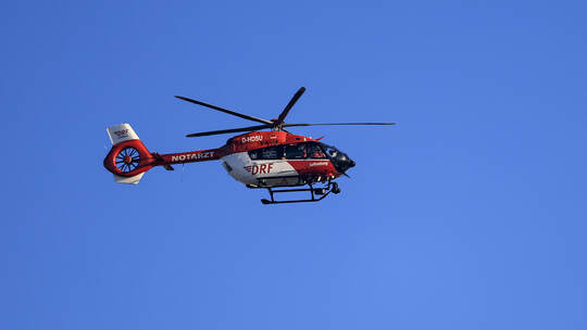 Rettungshubschrauber im Einsatz