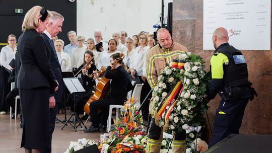 Gedenken an die Anschläge in Belgien