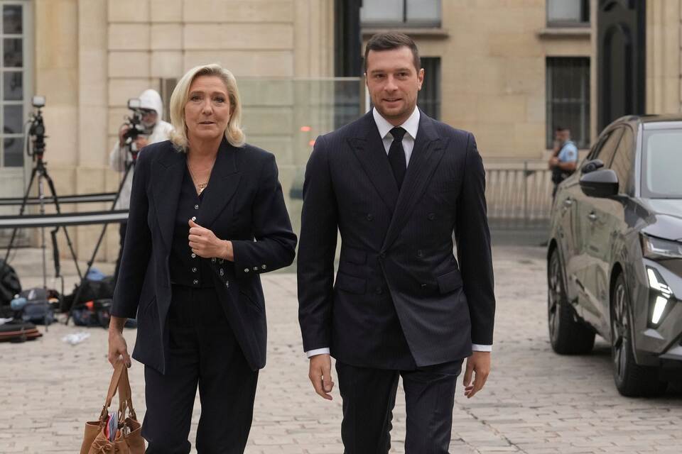 Le Pen und Bardella Le Pen und Bardella