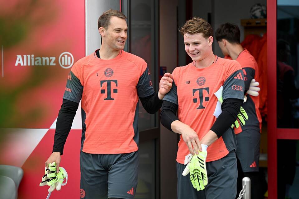 Manuel Neuer und Jonas Urbig