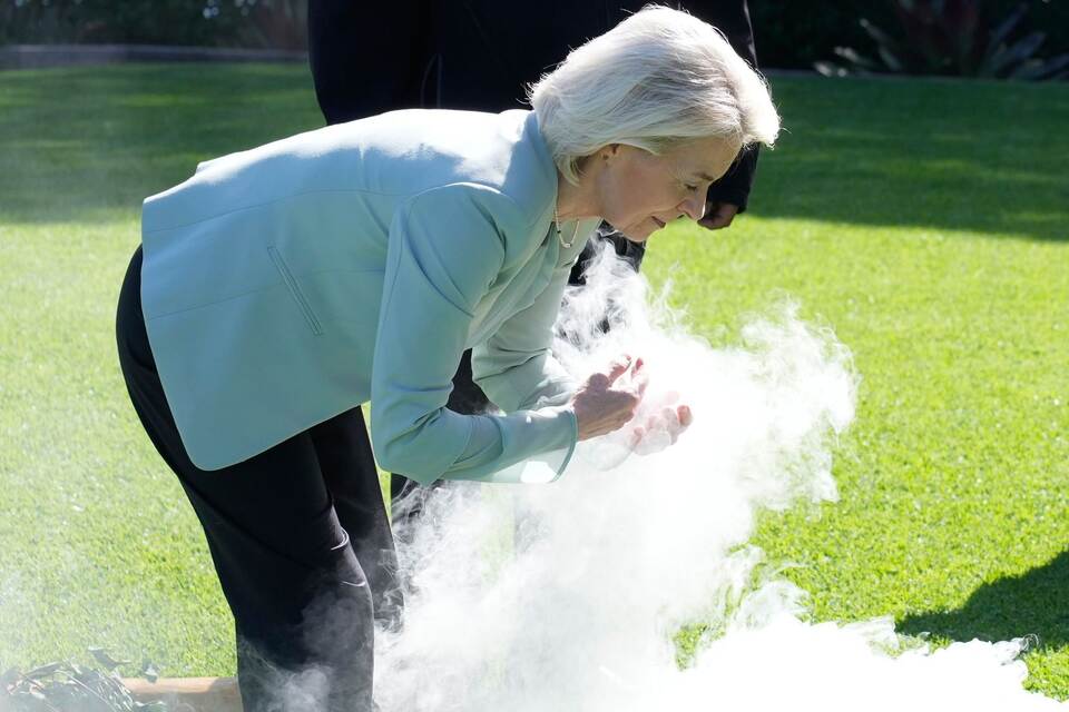 EU-Kommissionspräsidentin von der Leyen in Australien EU-Kommissionspräsidentin von der Leyen in Australien