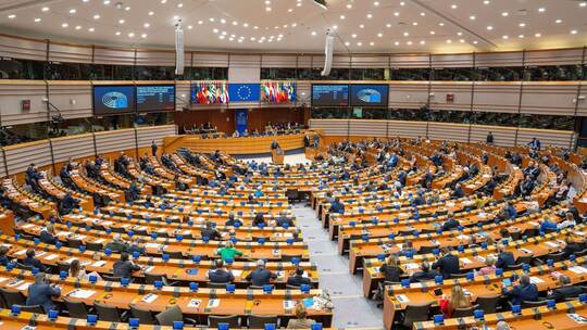 Gesamtansicht des Plenarsaals