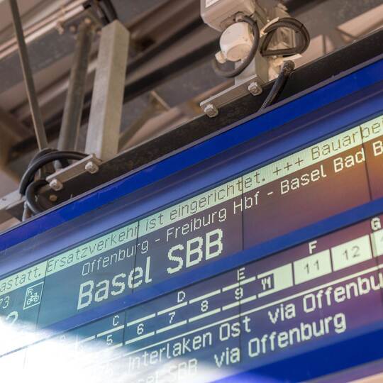 Schienenersatzverkehr auf der Rheintalbahn