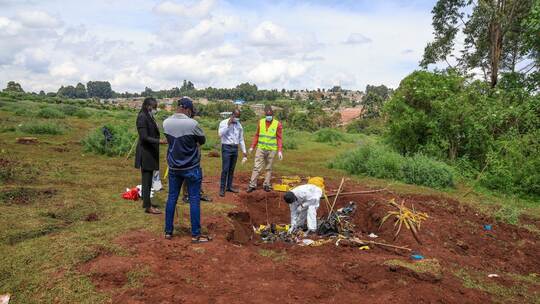 Massengrab in Kenia