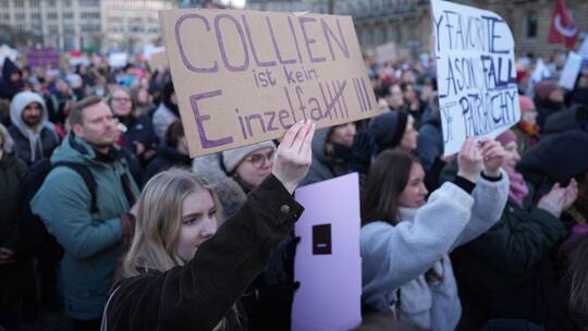 Demonstration gegen sexualisierte Gewalt gegen Frauen Demonstration gegen sexualisierte Gewalt gegen Frauen