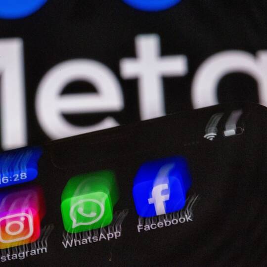 Die Meta Apps Instagram, Facebook und WhatsApp