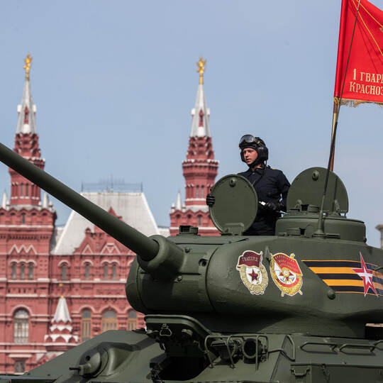 Vor der Militärparade zum Tag des Sieges - Russland
