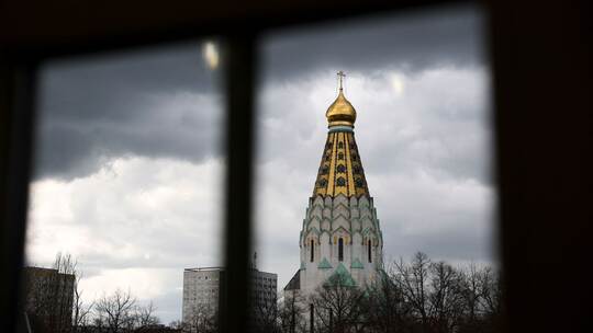 Stürmisches Wetter in Leipzig