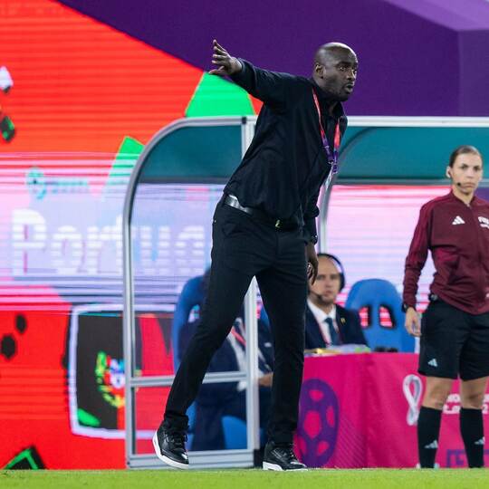 Ghanas Nationaltrainer Otto Addo.