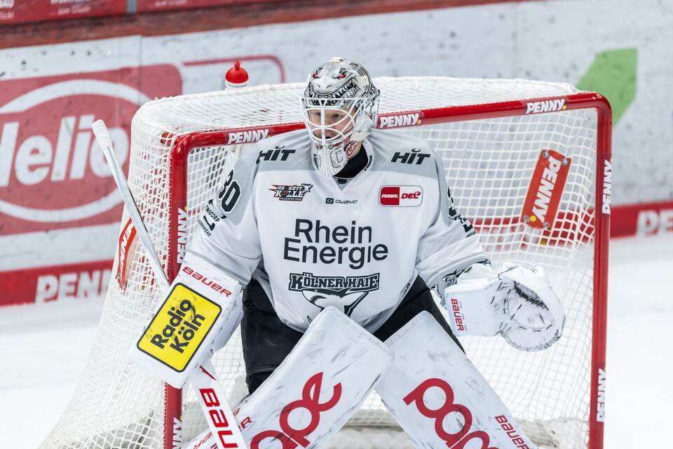 Haie-Torwart Janne Juvonen Haie-Torwart Janne Juvonen