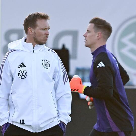 Julian Nagelsmann und Marc-André ter Stegen