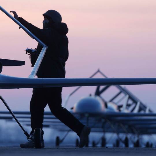 Ukraine-Krieg - ukrainische Drohnen