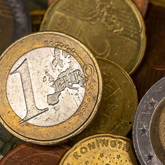 Euro-Münzen und Banknoten