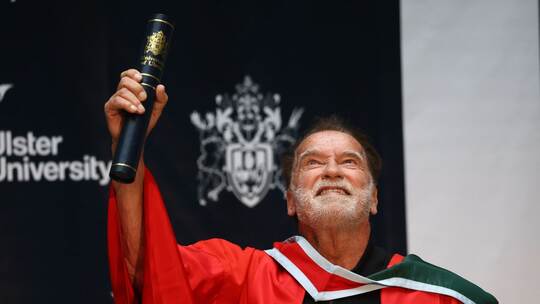 Schwarzenegger in Belfast