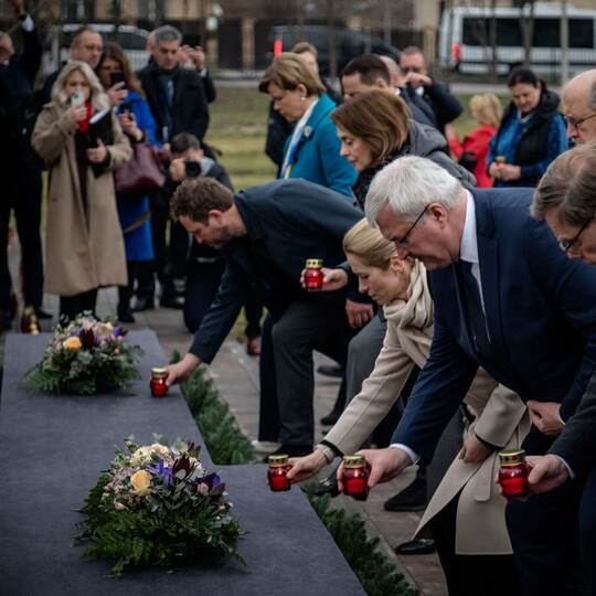 Ukraine-Krieg - Jahrestag der Befreiung von Butscha