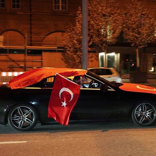 Türkei-Fans feiern WM-Teilnahme