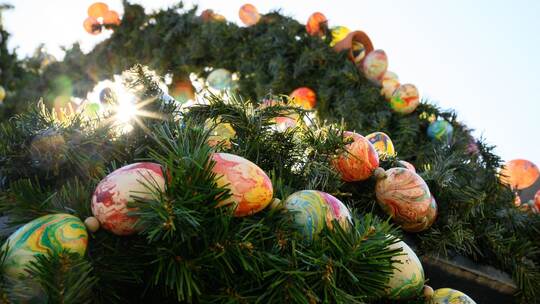 Osterbrunnen im Kloster Maulbronn