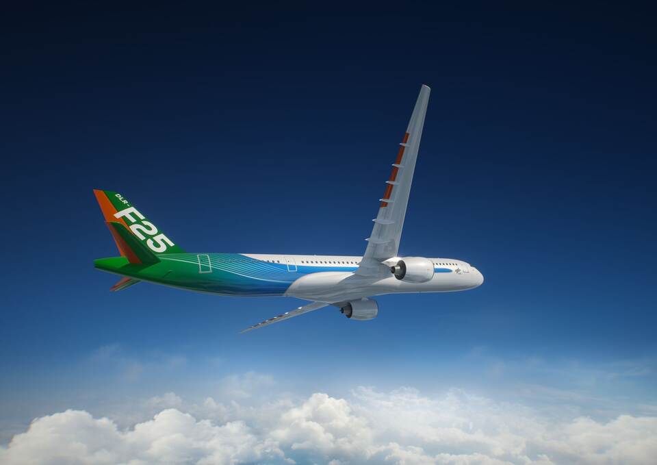 Wie Flügel für klimaverträgliche Flugzeuge geprüft werden