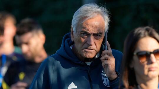 Der Präsident von Italiens Fußballverband, Gabriele Gravina.