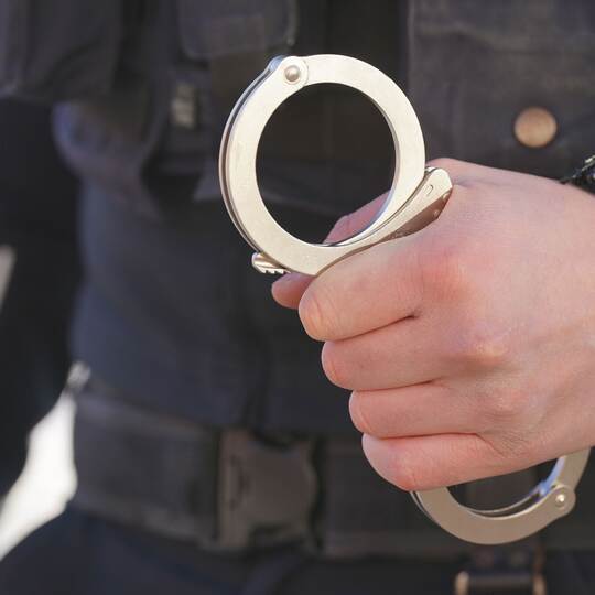 Polizei Handschellen