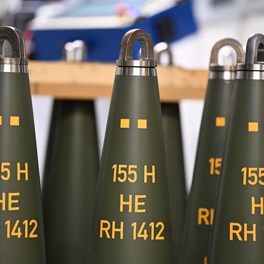 Artilleriegranaten von Rheinmetall