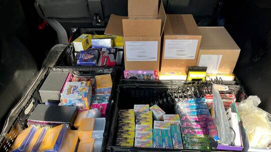 Tausende Pokémon-Karten im Kofferraum