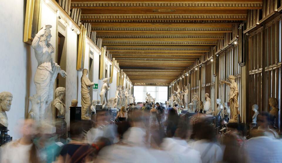 Uffizien-Galerie in Italien