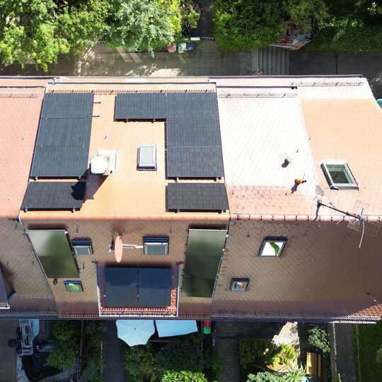 Solaranlage auf Hausdach