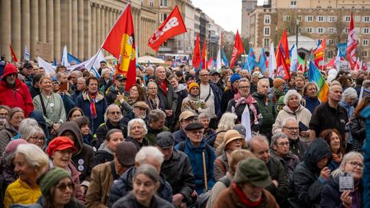 Ostermarsch in Stuttgart