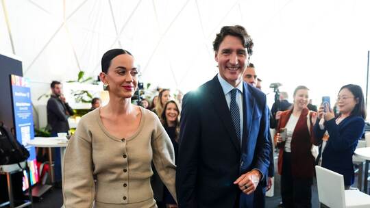 Katy Perry und Freund Justin Trudeau