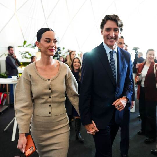 Katy Perry und Freund Justin Trudeau