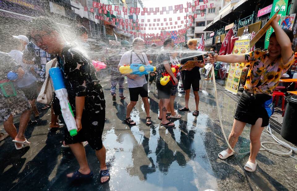 Songkran-Fest in Thailand