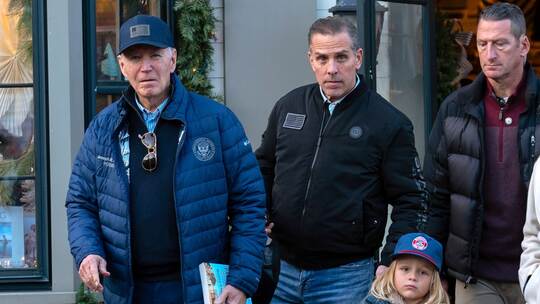 Hunter Biden mit Vater Joe und Sohn Beau
