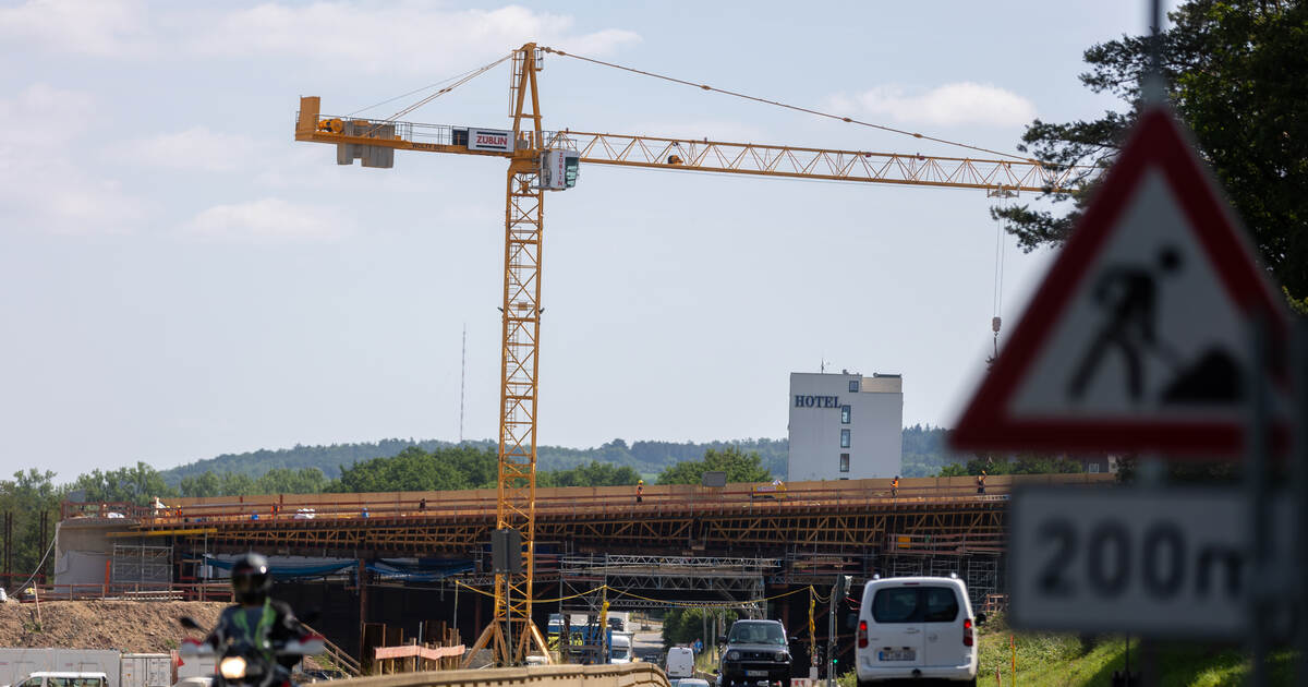 Bridges are being demolished: B10 near Niefern will be completely closed