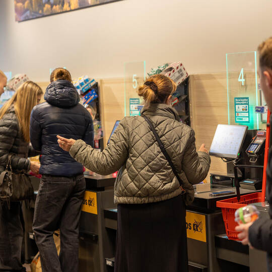 Reportage Selbstscan Kassen Rewe