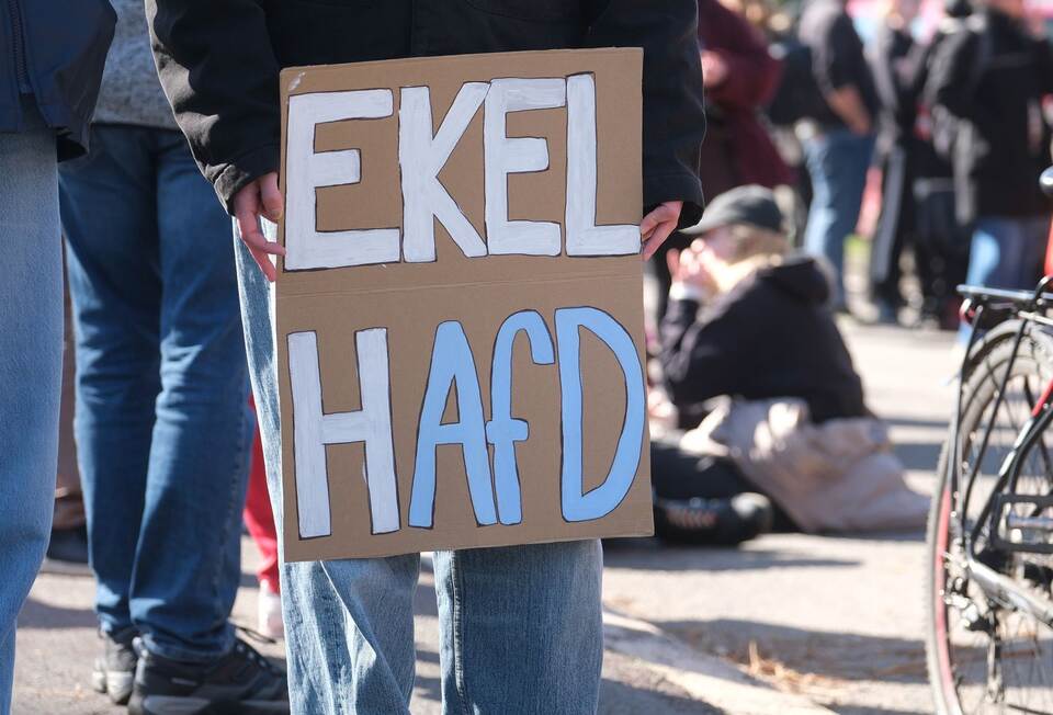 Landesparteitag AfD Sachsen-Anhalt - Proteste Landesparteitag AfD Sachsen-Anhalt - Proteste