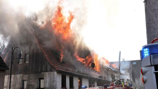 Feuer in Einfamilienhaus – 92-Jährige tot