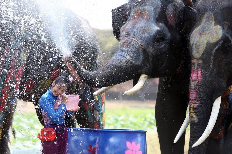 Vor dem Neujahrsfest in Thailand Vor dem Neujahrsfest in Thailand
